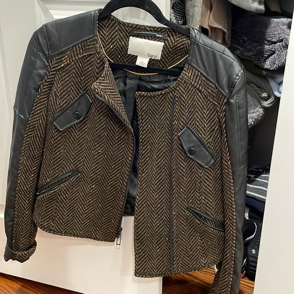 Barr III leather jacket